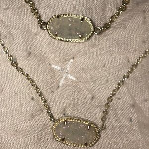 Kendra Scott druzy necklace and bracelet